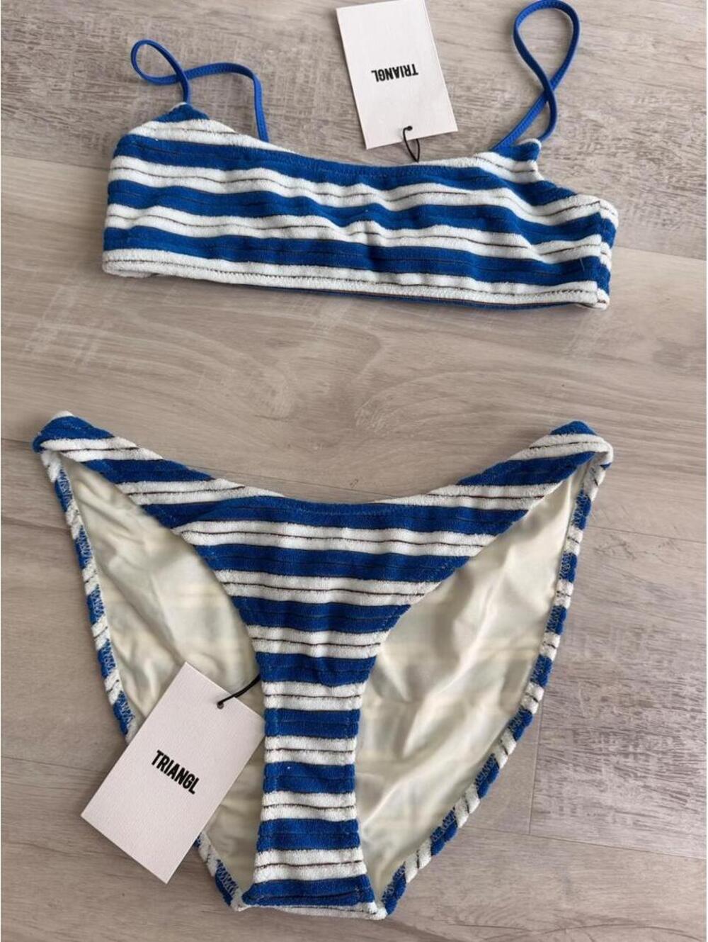Triangl Women's Blue and Multi Bikinis-and-tankini-set